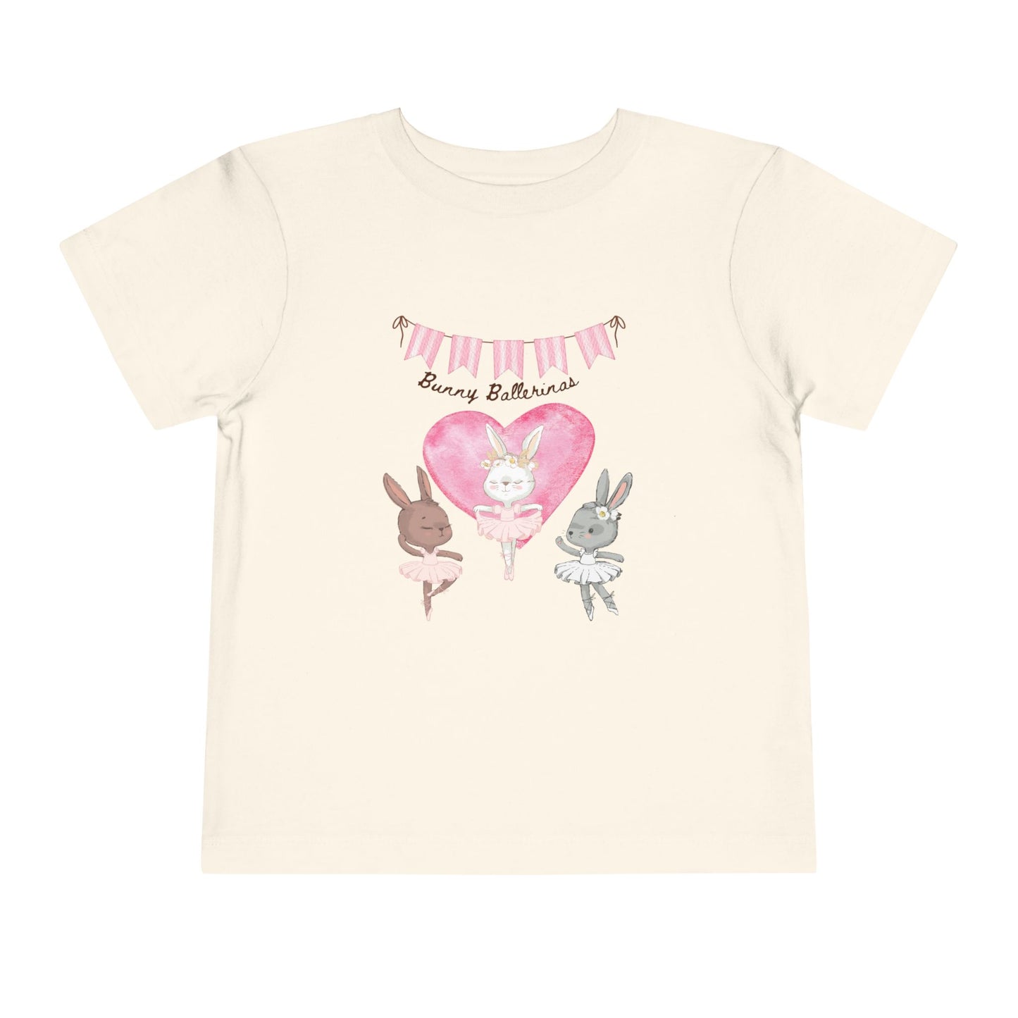 Bunny Ballerinas - Cute Short Sleeve Shirt for Little Dancers