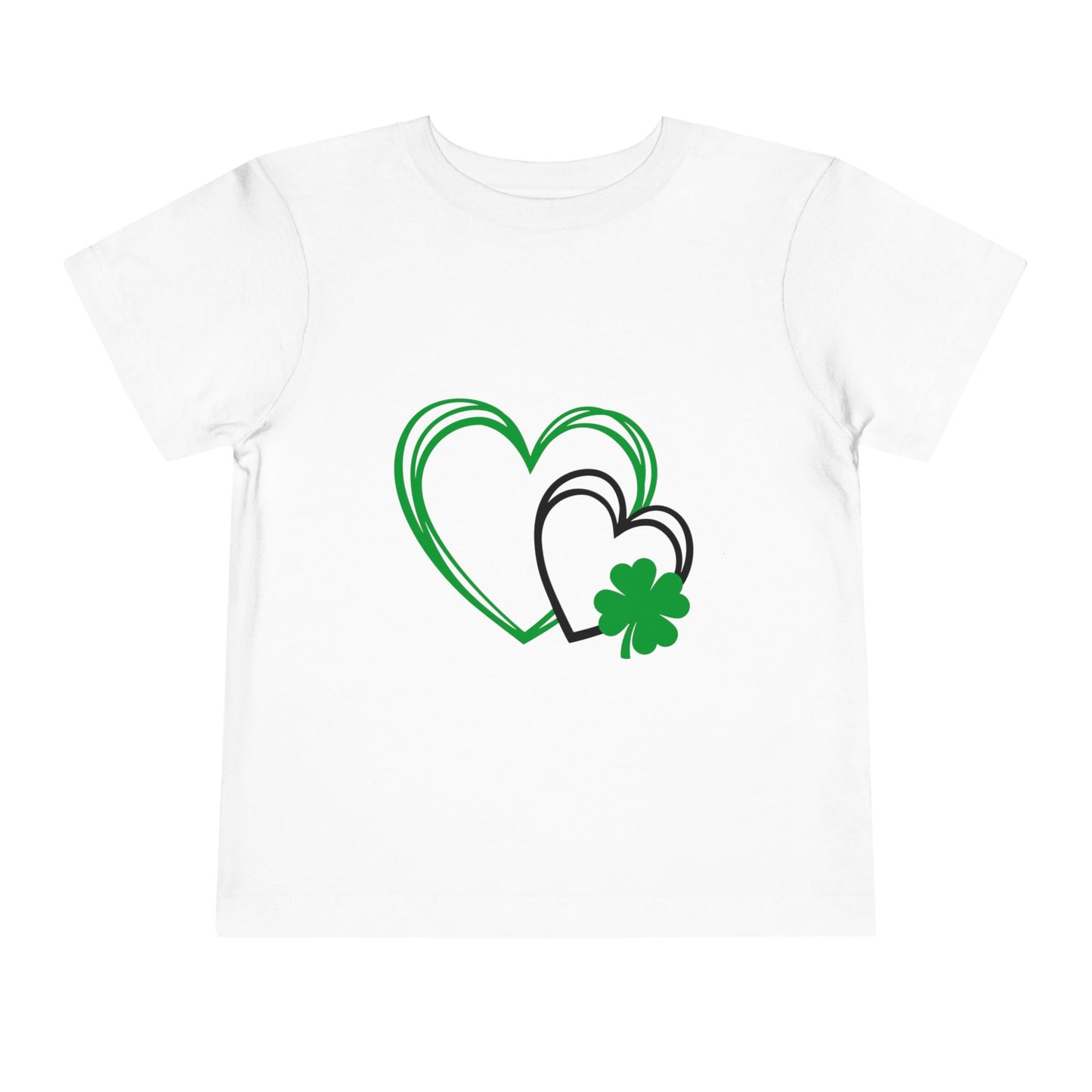 St. Patrick's Day - Green and Black Heart