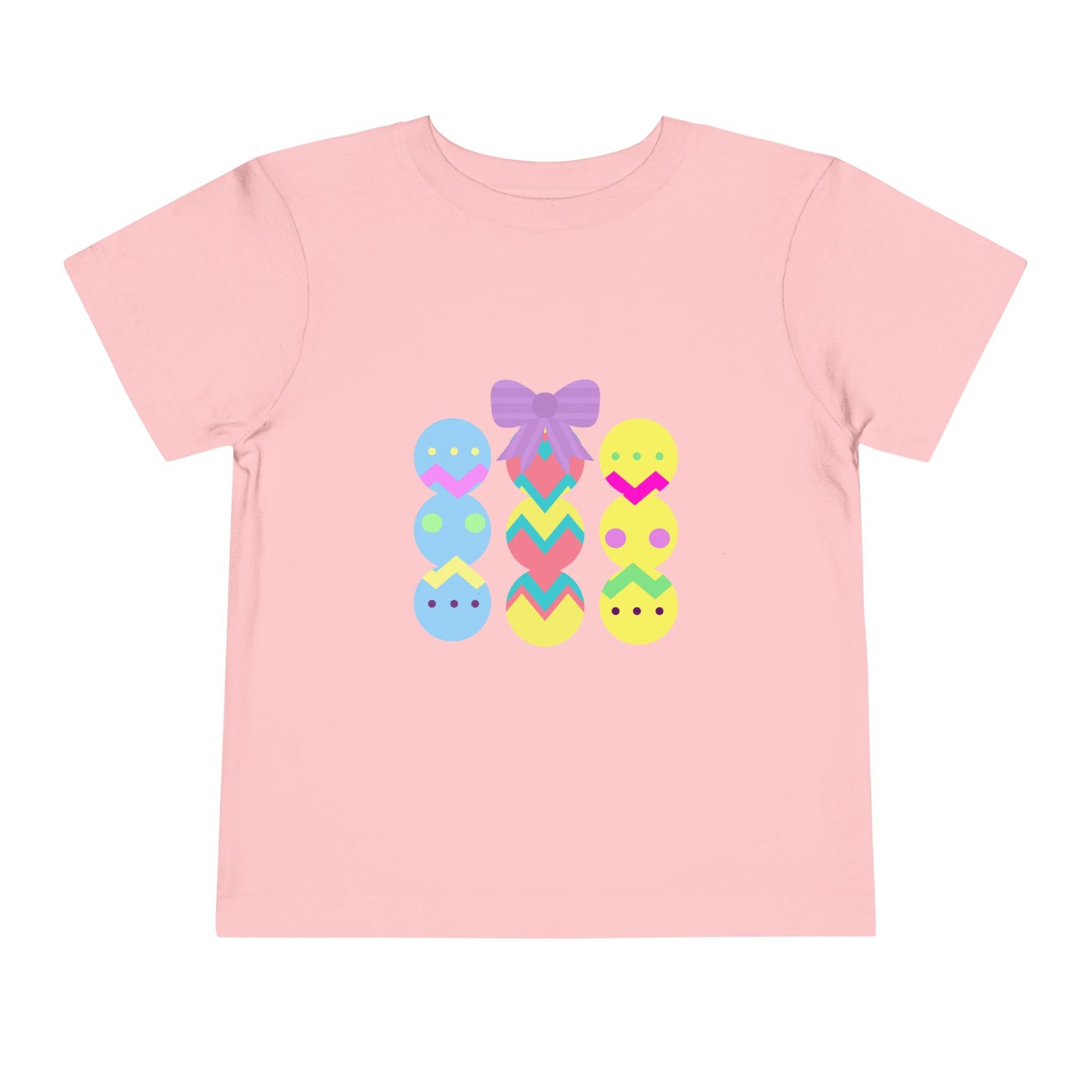 Colorful Easter eggs with Bow