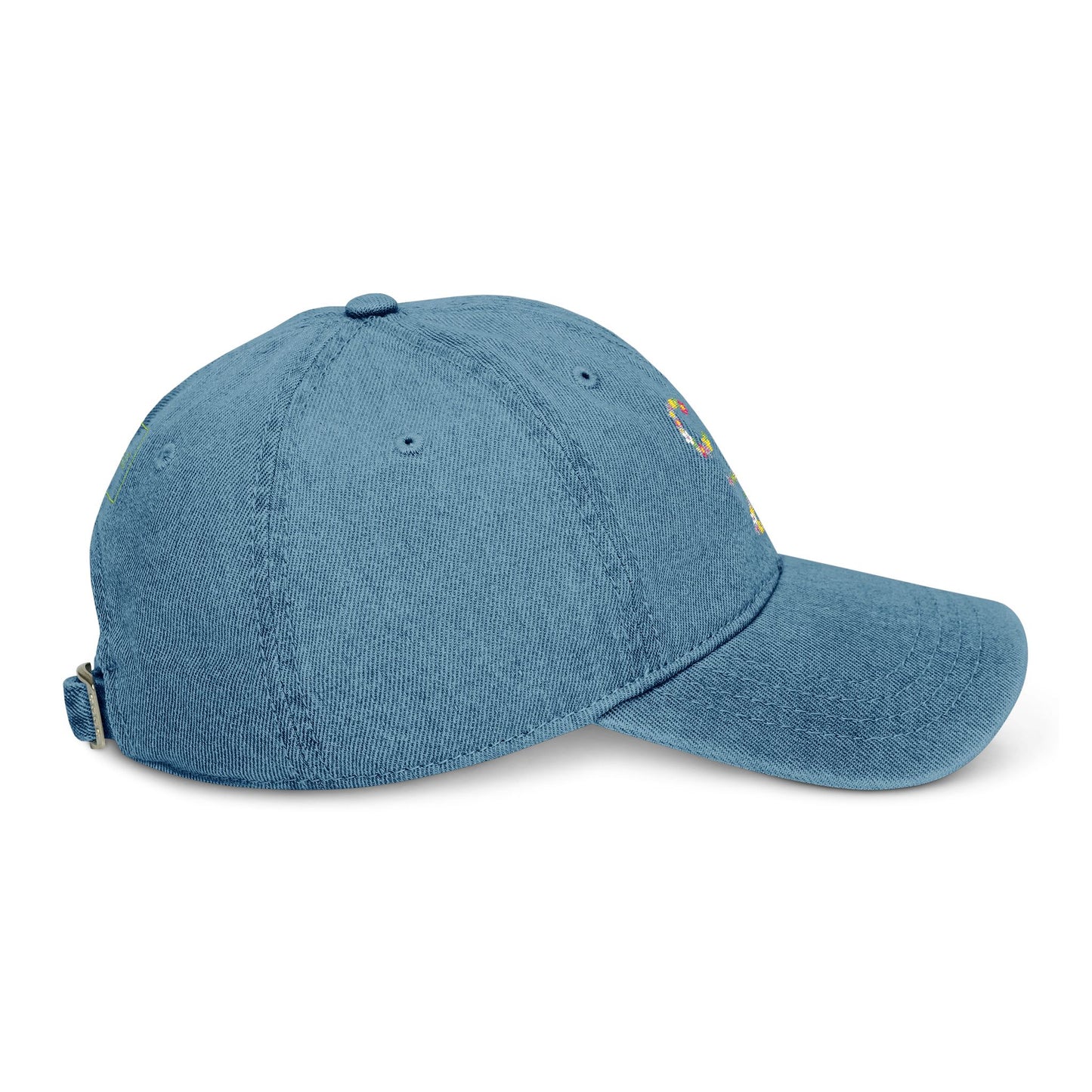 Toddler Embroidered Denim Hat - Stylish CKZ Design for Every Occasion