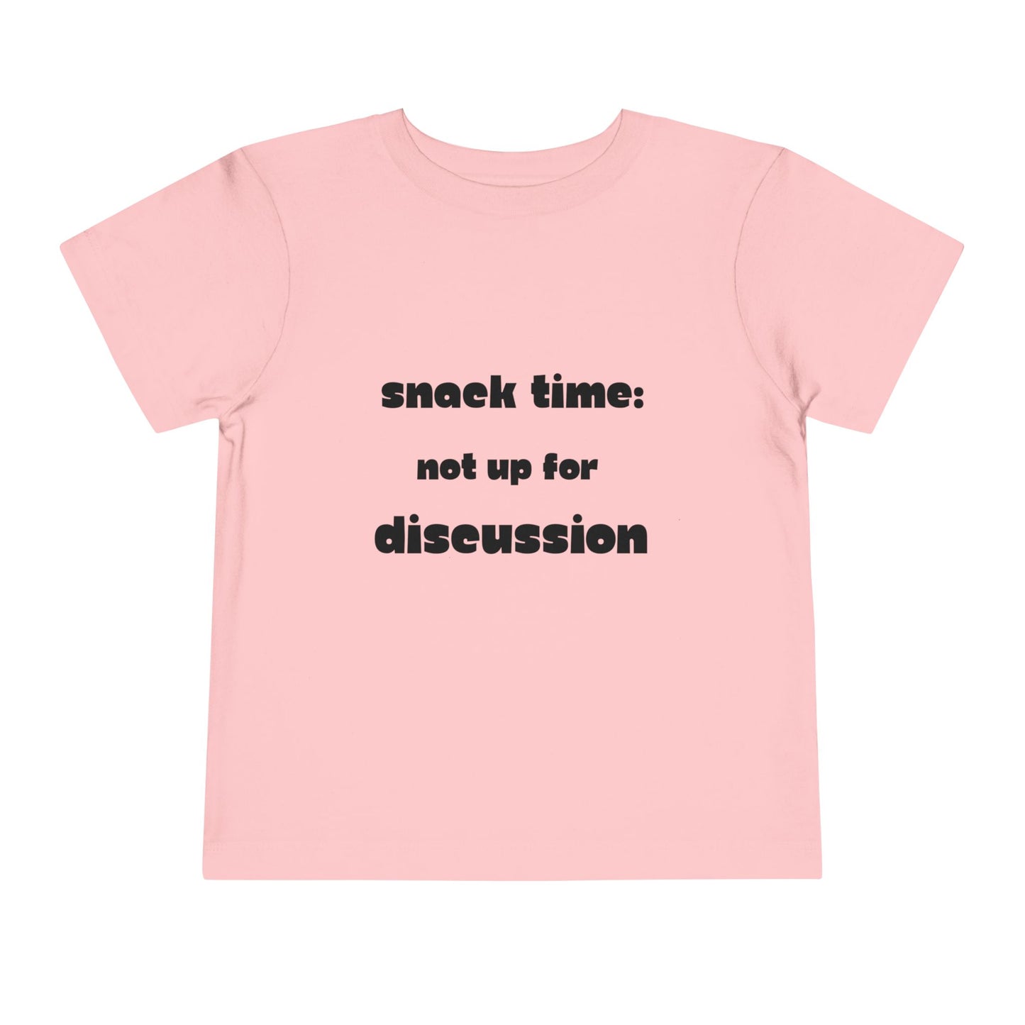 Snack Time Toddler Tee: Fun Playwear, Perfect for Birthdays, Gifts, Summer Outings, and Snack Lovers!