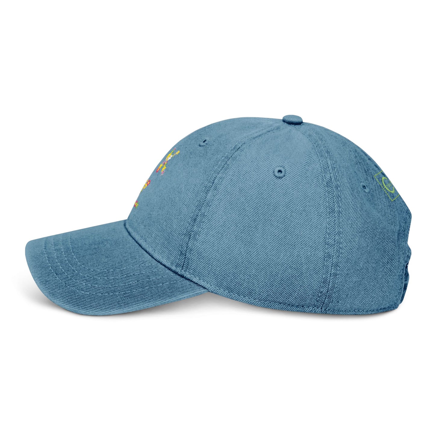 Toddler Embroidered Denim Hat - Stylish CKZ Design for Every Occasion