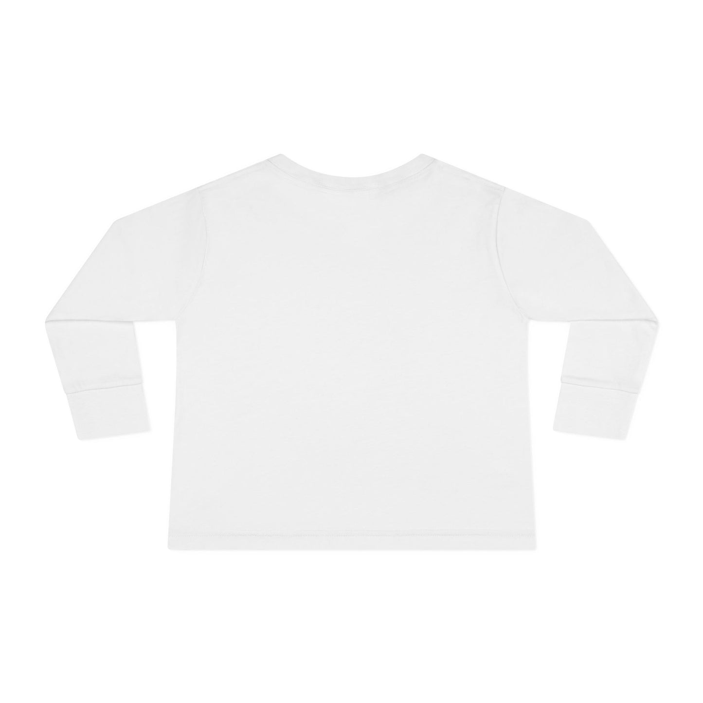 "I know you guys missed me" Toddler Long Sleeve Tee with Cute Mushroom Design - Perfect for Playtime, Gift, Birthday, Casual, Everyday Wear