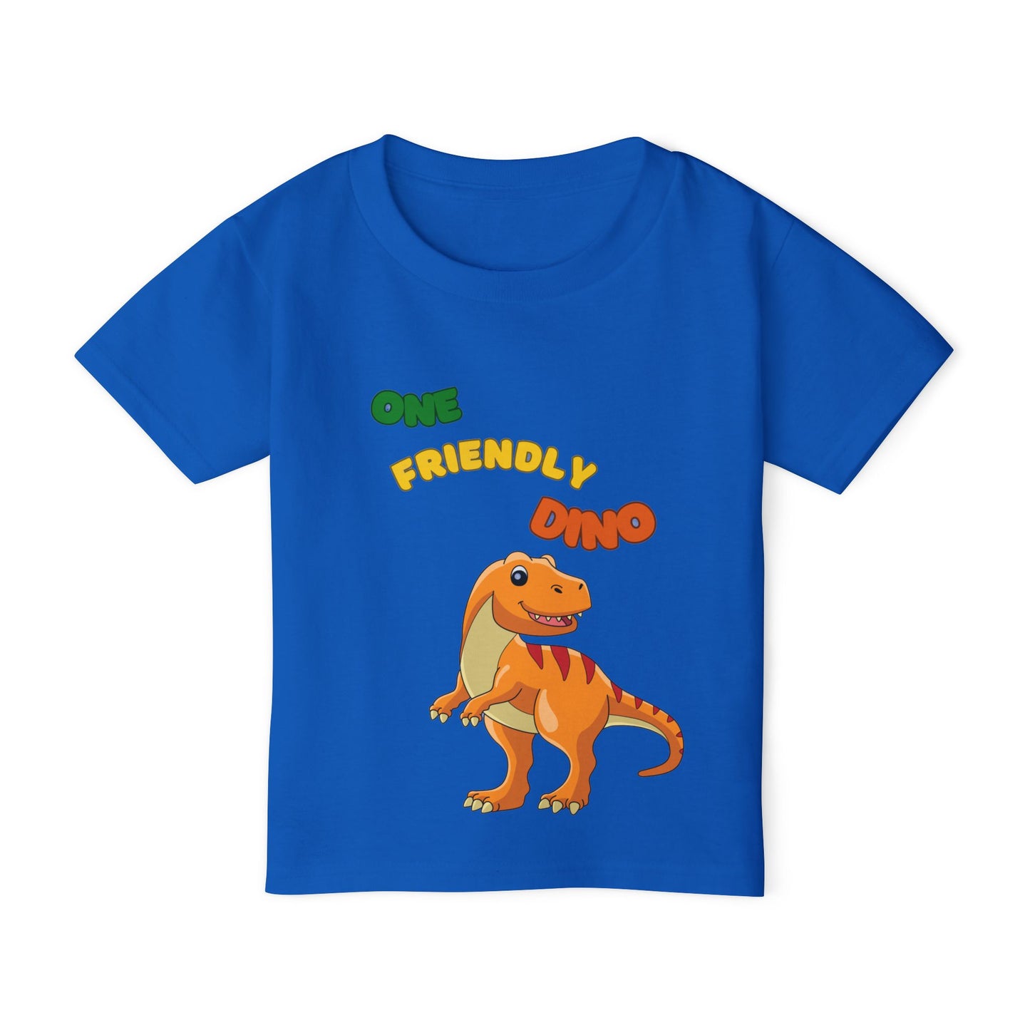 One Friendly Dino Toddler T-Shirt | Cute Dinosaur Graphic Tee