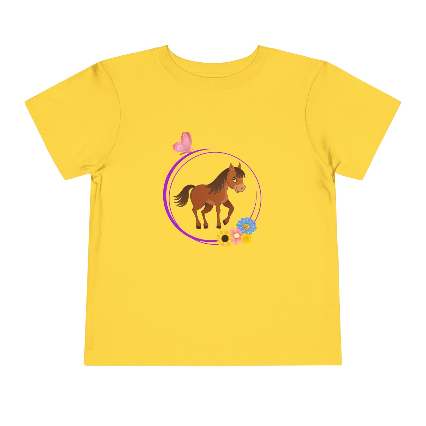 Horse with flowers