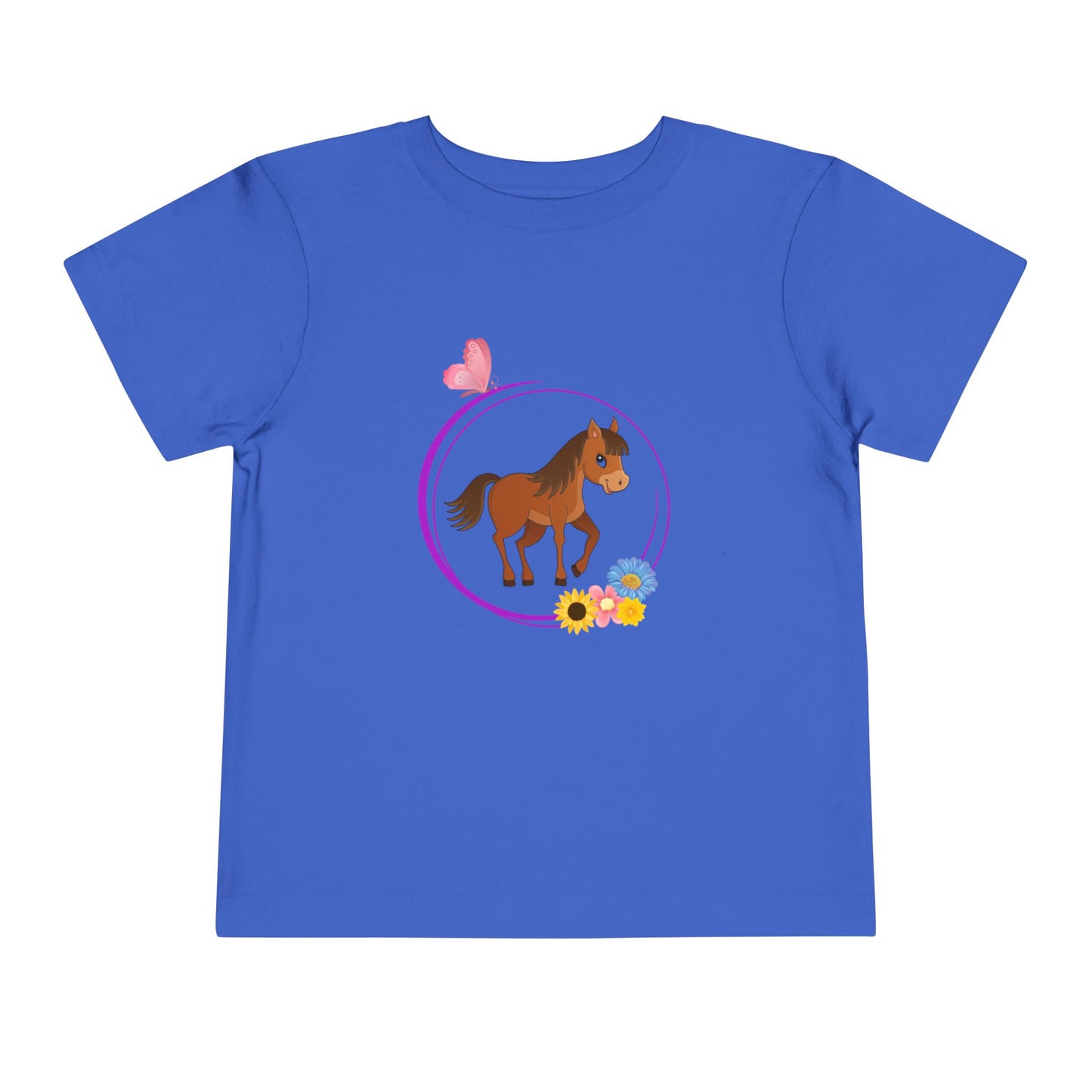 Horse with flowers