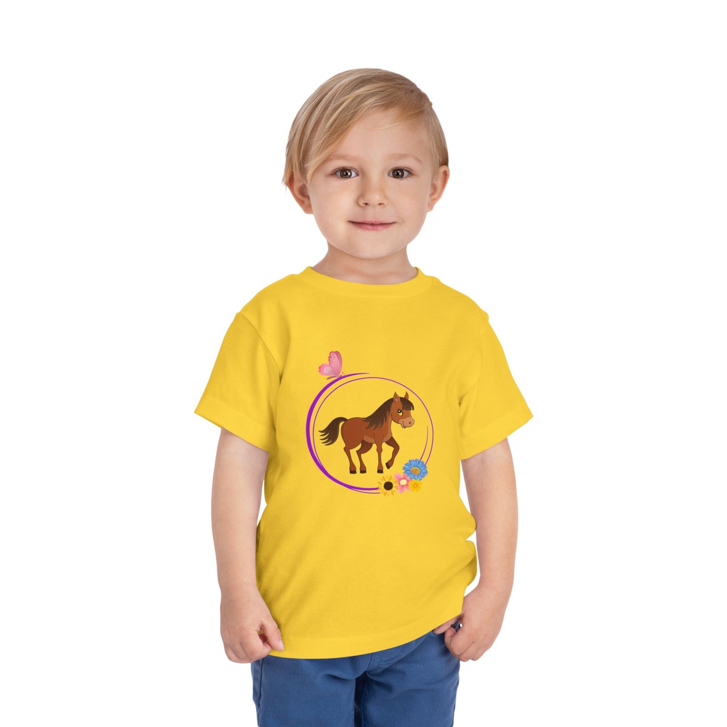 Horse with flowers