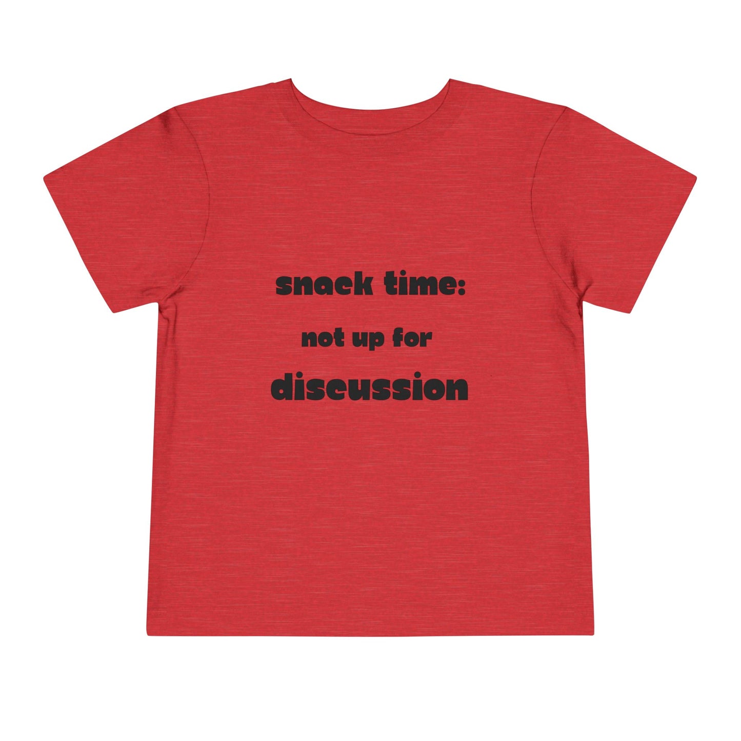 Snack Time Toddler Tee: Fun Playwear, Perfect for Birthdays, Gifts, Summer Outings, and Snack Lovers!