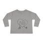 Valentine's Day Toddler Long Sleeve Tee, Will You Be My Valentine Shirt, Kids Valentine's Day Top, Heart Design Toddler Tee, Love Toddler