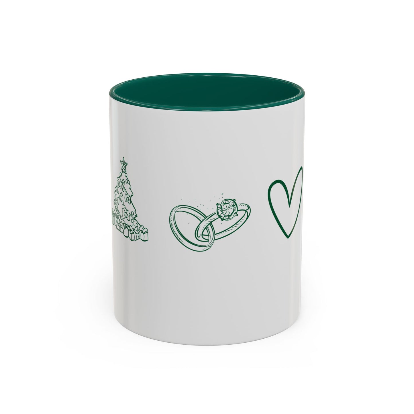 Newlywed Christmas Colorful Mugs (11oz, 15oz)