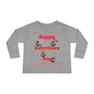 Valentines Day Penguin Toddler Long Sleeve Tee, Kids Shirt, Children's Clothing, Heart Penguin Graphic Tee, Love Penguin Shirt