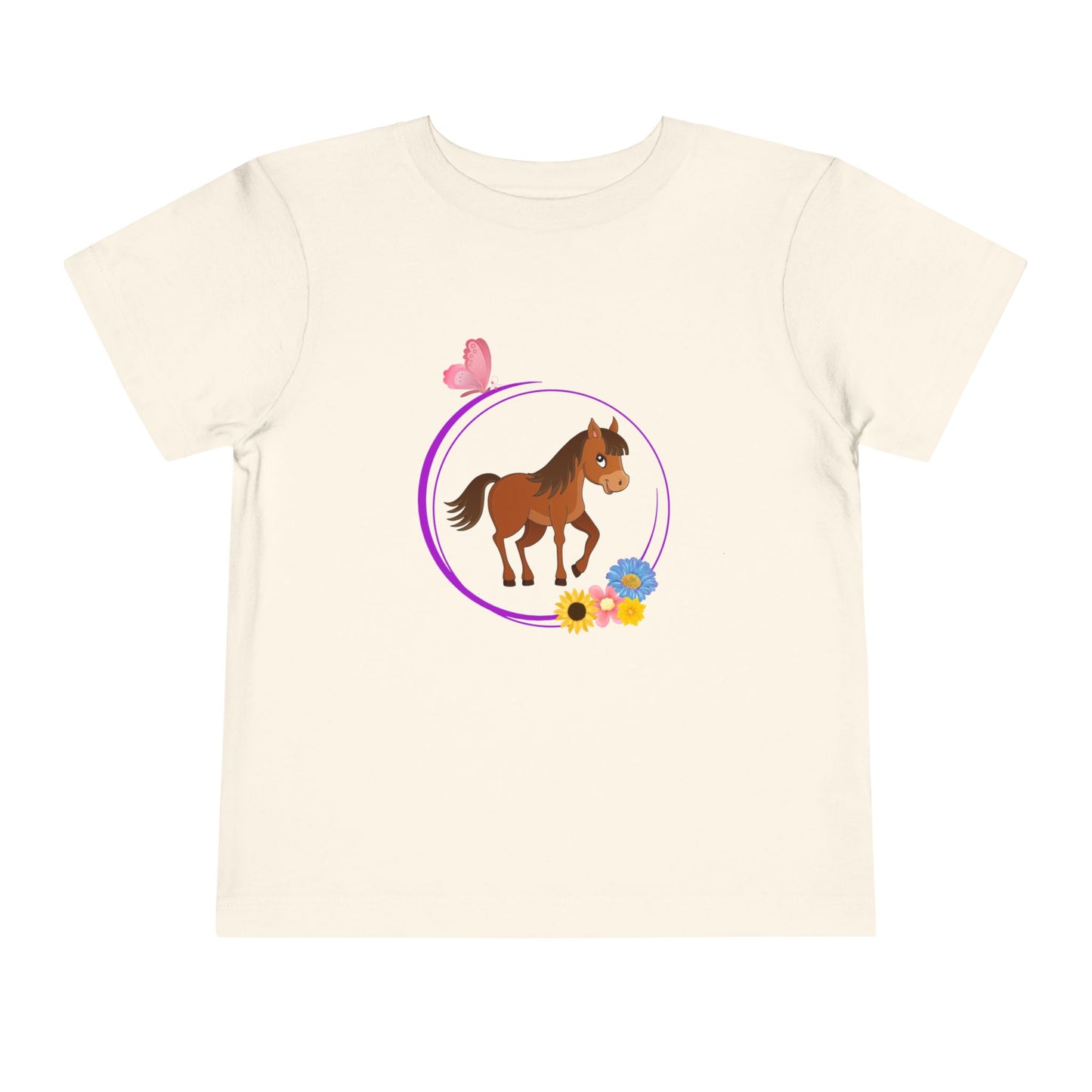 Horse with flowers