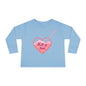 Full of Love Toddler Long Sleeve Tee, Heart Pattern Shirt, Cute Kids Clothes, Valentine's Day Gift, Children's Apparel, Sweet Child Top