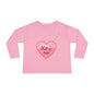 Full of Love Toddler Long Sleeve Tee, Heart Pattern Shirt, Cute Kids Clothes, Valentine's Day Gift, Children's Apparel, Sweet Child Top