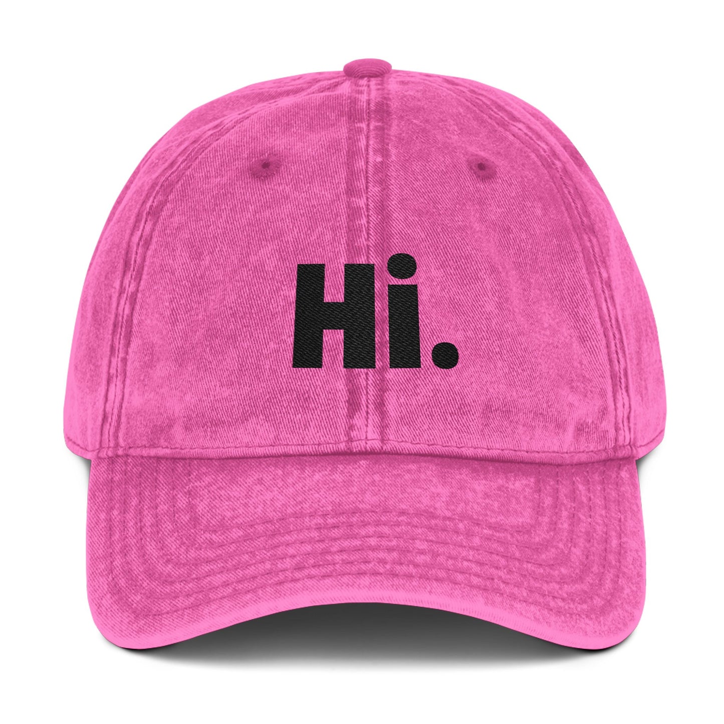 Toddler Vintage Embroidered Cap - hi greeting