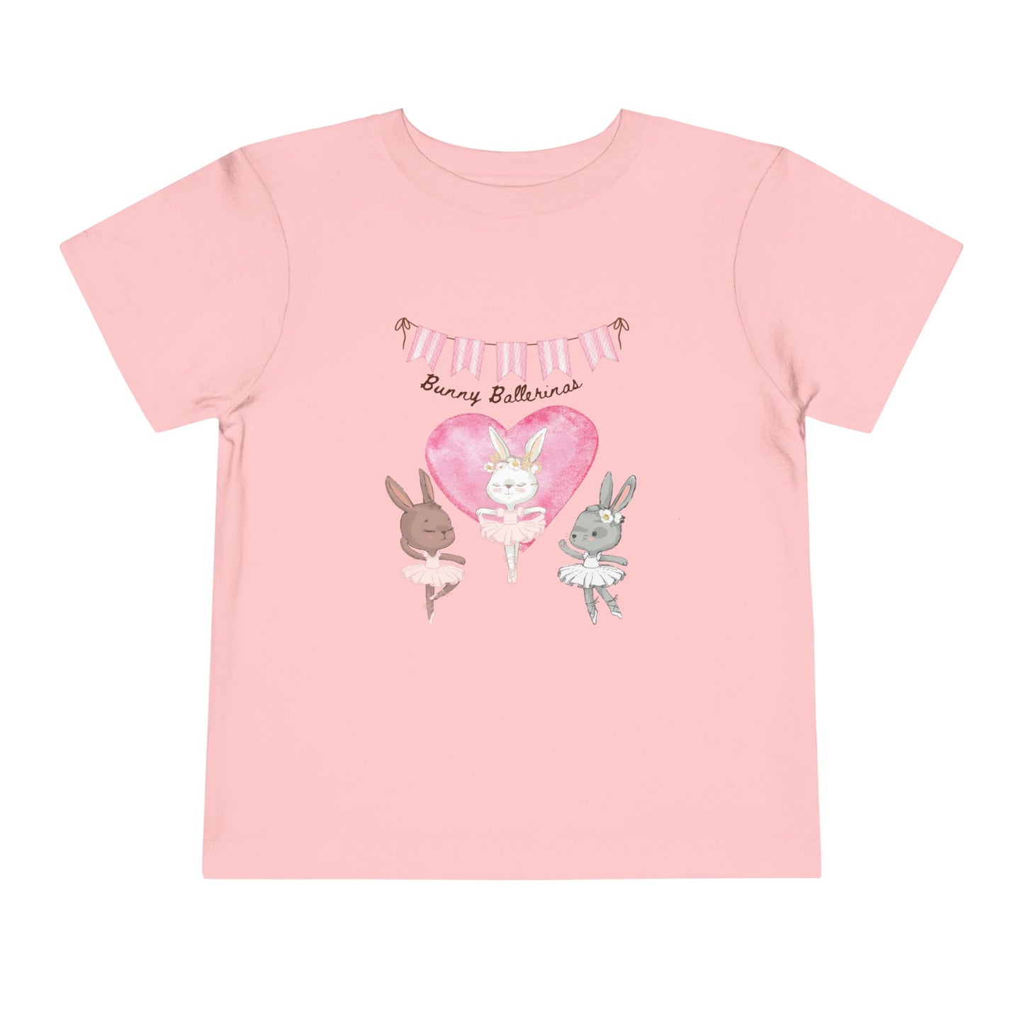 Bunny Ballerinas - Cute Short Sleeve Shirt for Little Dancers