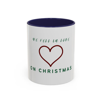 Coffee Mug, Christmas Love Holiday Gift, Romantic Hot Cocoa Cup, Festive Couples Tea Present, Xmas Anniversary Souvenir, Winter Mornings