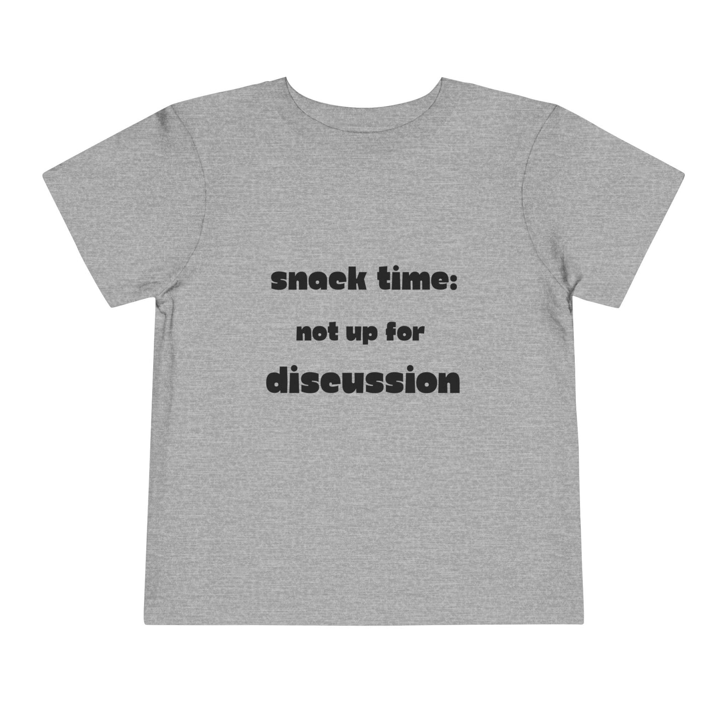 Snack Time Toddler Tee: Fun Playwear, Perfect for Birthdays, Gifts, Summer Outings, and Snack Lovers!