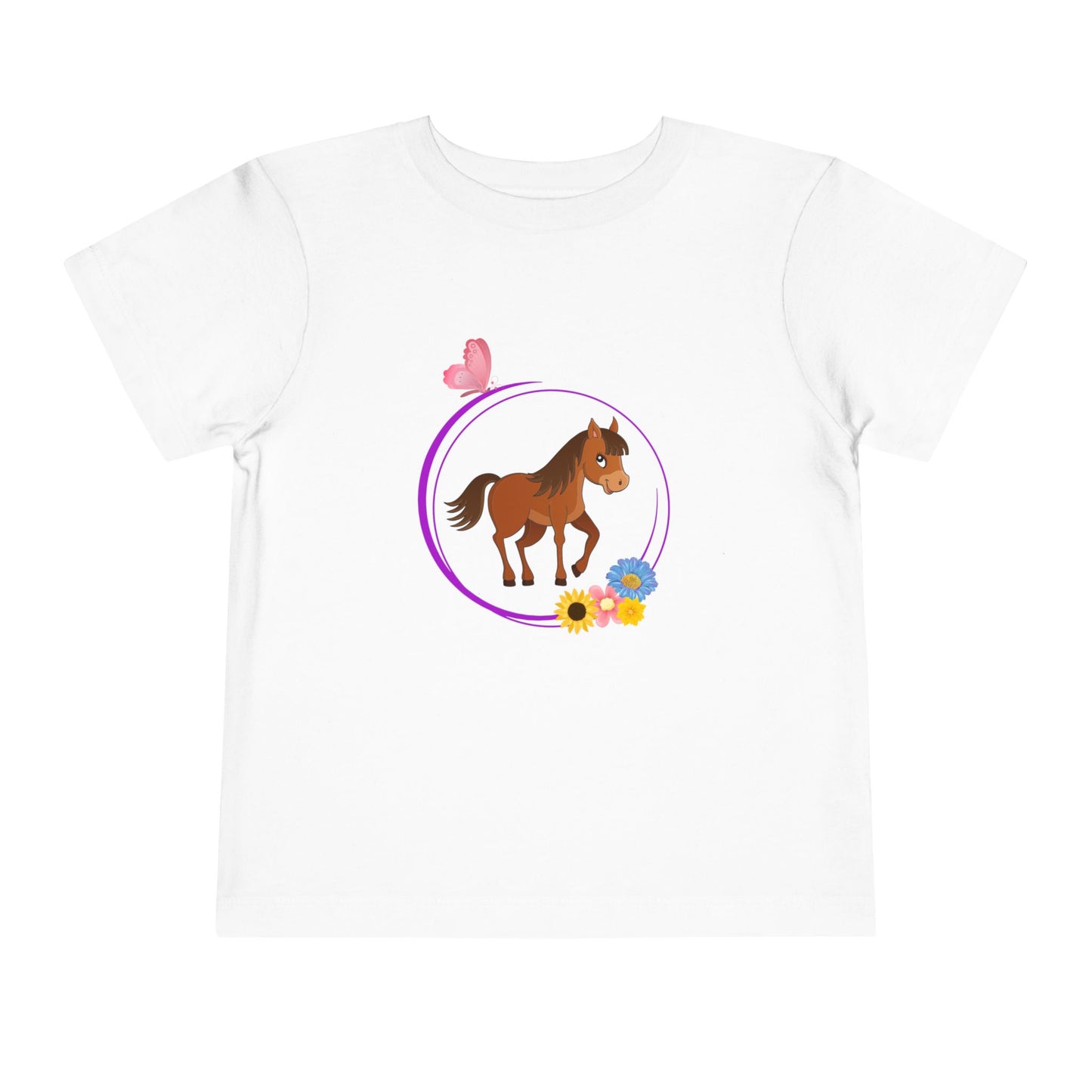 Horse with flowers