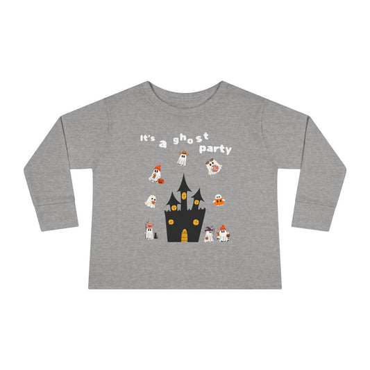 Cute Ghost Party Toddler Shirt, Fall Fashion, Kids Halloween Costume, Birthday Gift for Kids