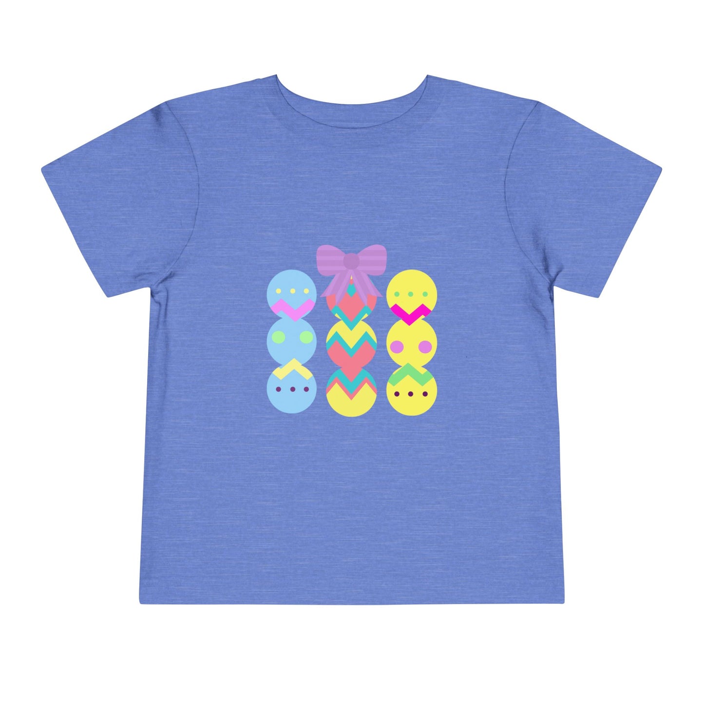 Colorful Easter eggs with Bow