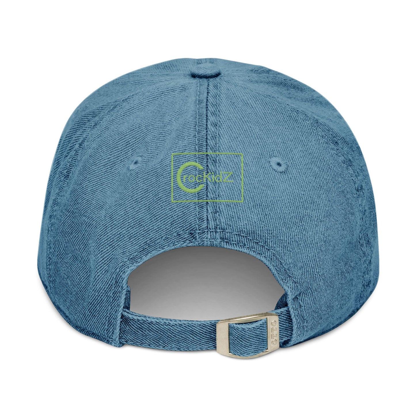 Toddler Embroidered Denim Hat - Stylish CKZ Design for Every Occasion