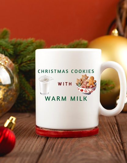 Mug Cookies with Warm Milk