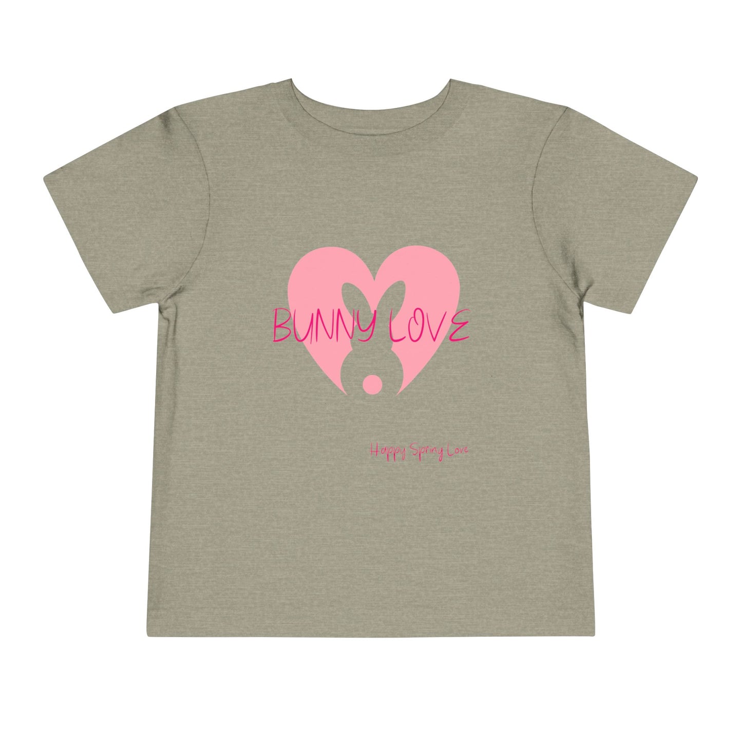 Cute Spring Toddler Bunny Love Tee