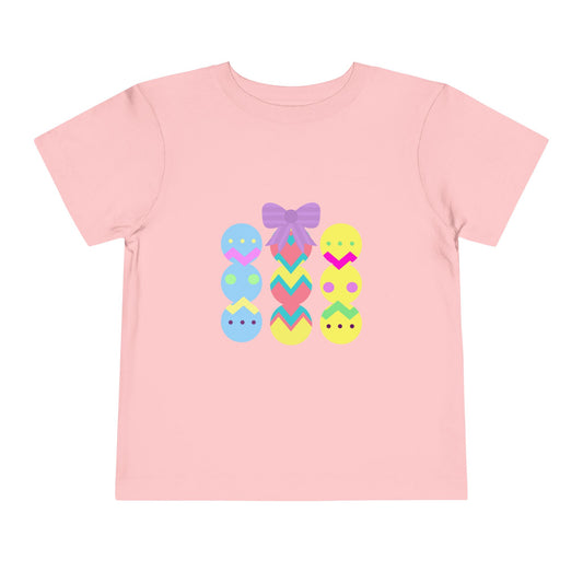 Colorful Easter eggs with Bow