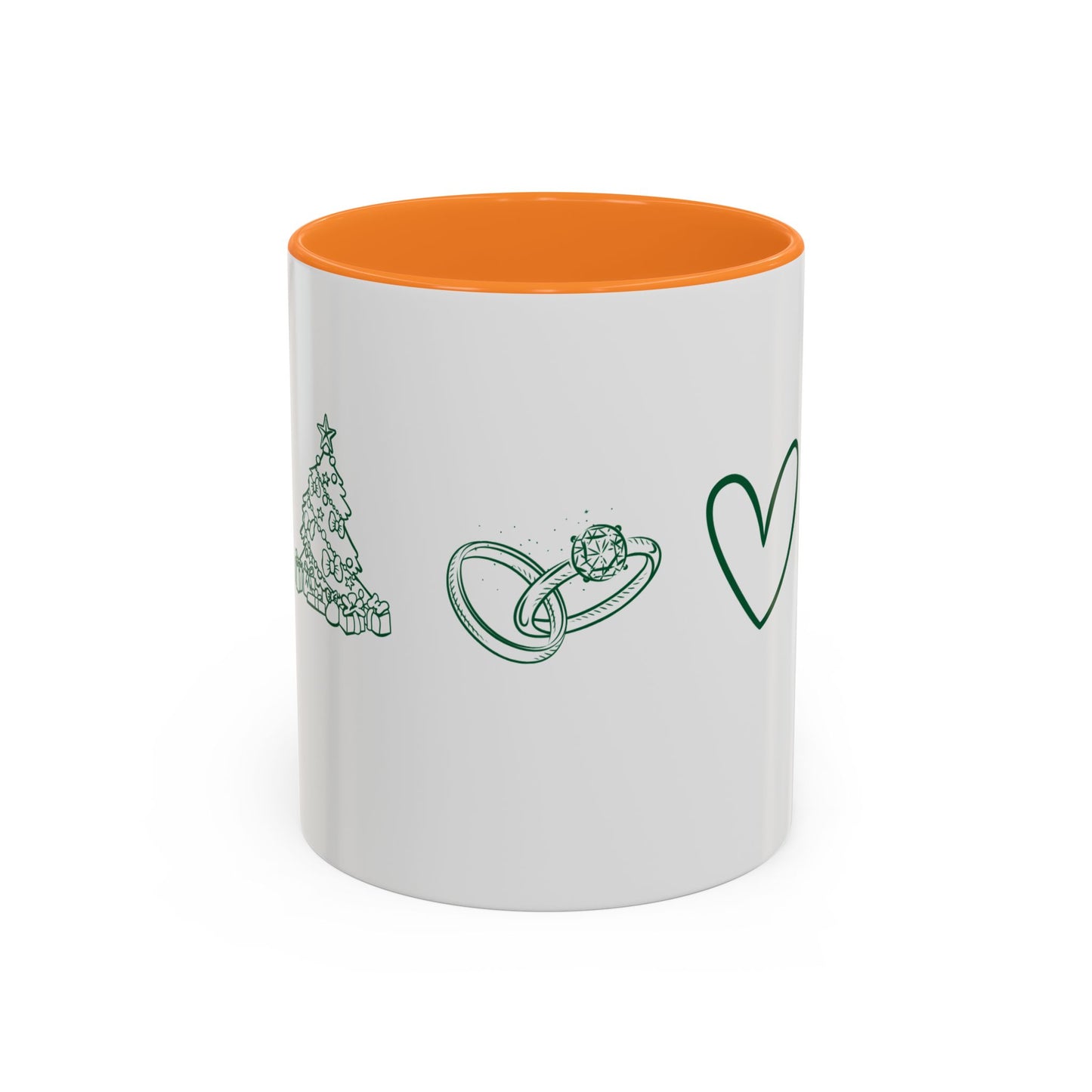 Newlywed Christmas Colorful Mugs (11oz, 15oz)