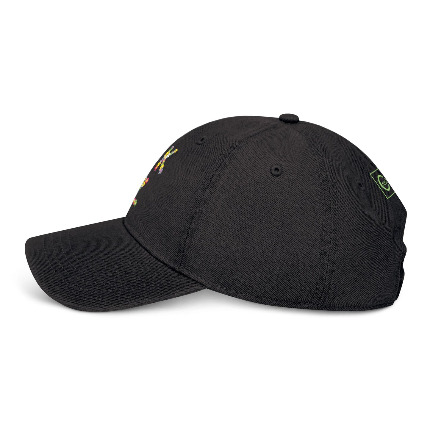 Toddler Embroidered Denim Hat - Stylish CKZ Design for Every Occasion