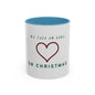 "we fell in love on christmas" Mug Christmas Love Accent