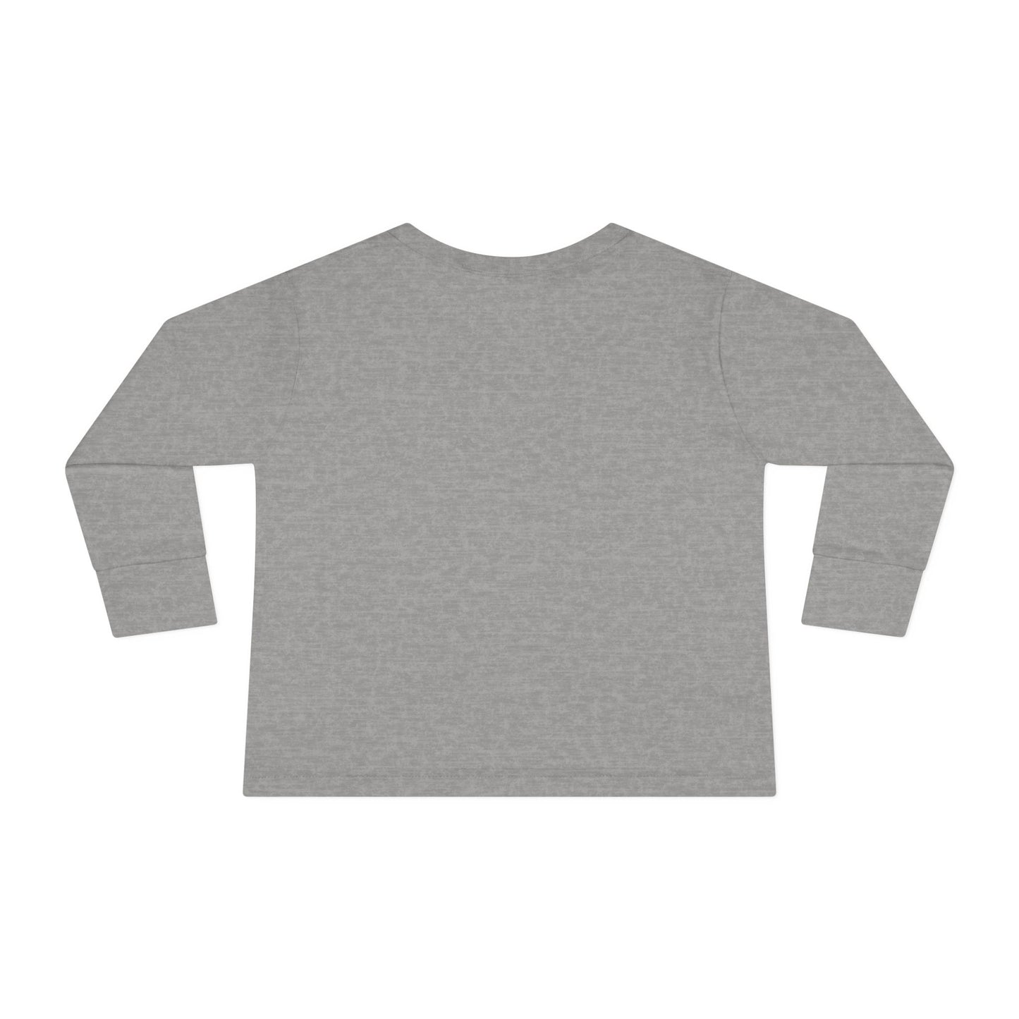 "I know you guys missed me" Toddler Long Sleeve Tee with Cute Mushroom Design - Perfect for Playtime, Gift, Birthday, Casual, Everyday Wear