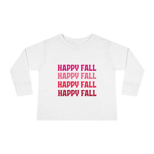 Happy Fall, Autumn Kids Shirt, Seasonal Toddler Outfit, Cute Fall Top, Thanksgiving Apparel
