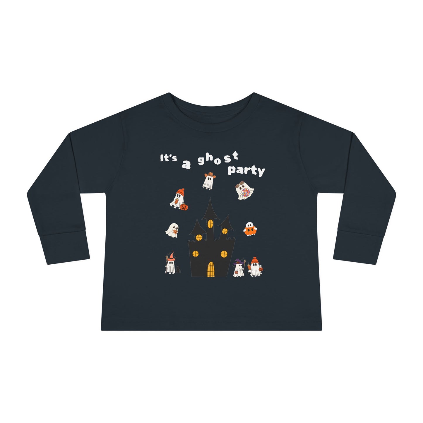 Cute Ghost Party Toddler Shirt, Fall Fashion, Kids Halloween Costume, Birthday Gift for Kids