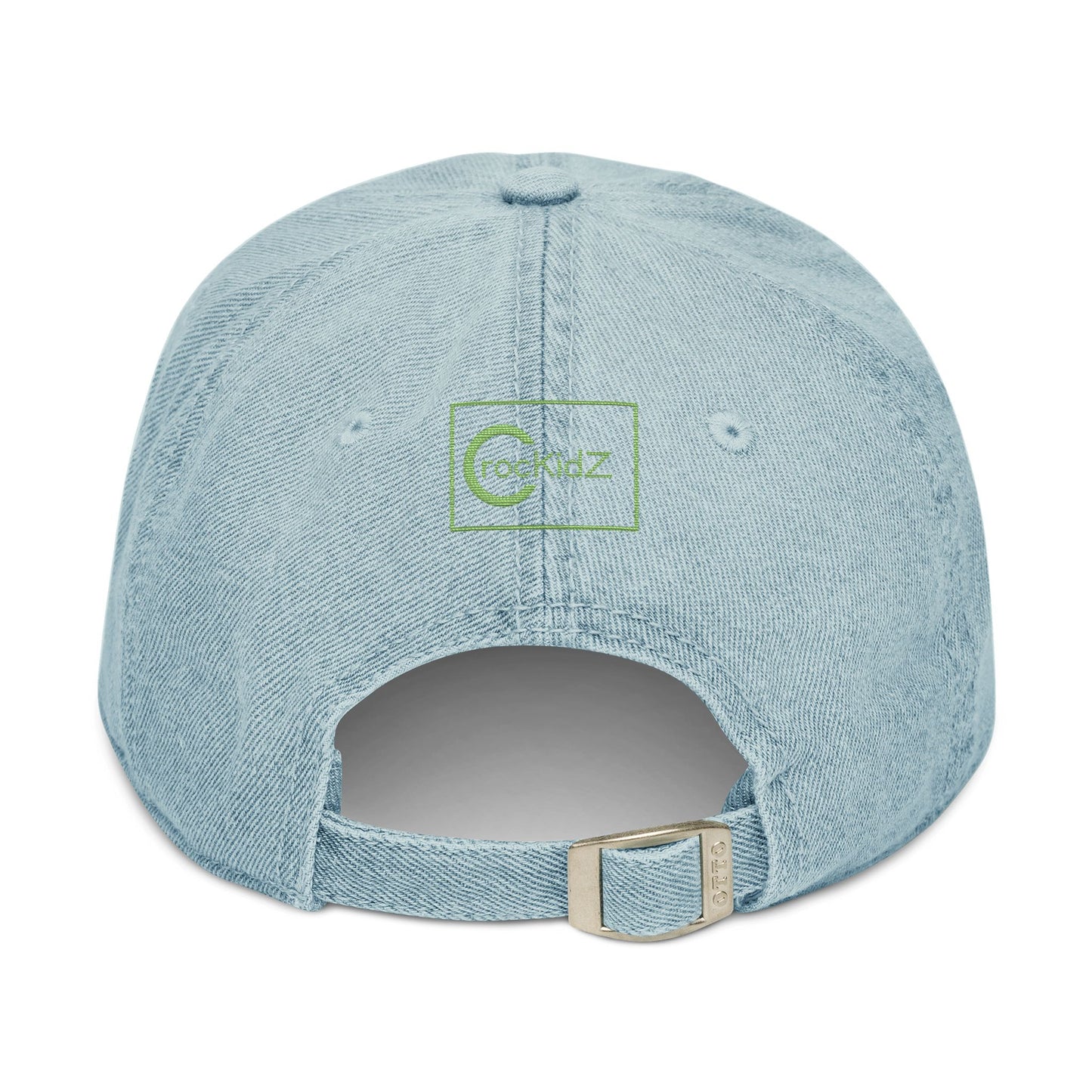 Toddler Embroidered Denim Hat - Stylish CKZ Design for Every Occasion
