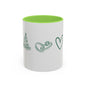 Newlywed Christmas Colorful Mugs (11oz, 15oz)