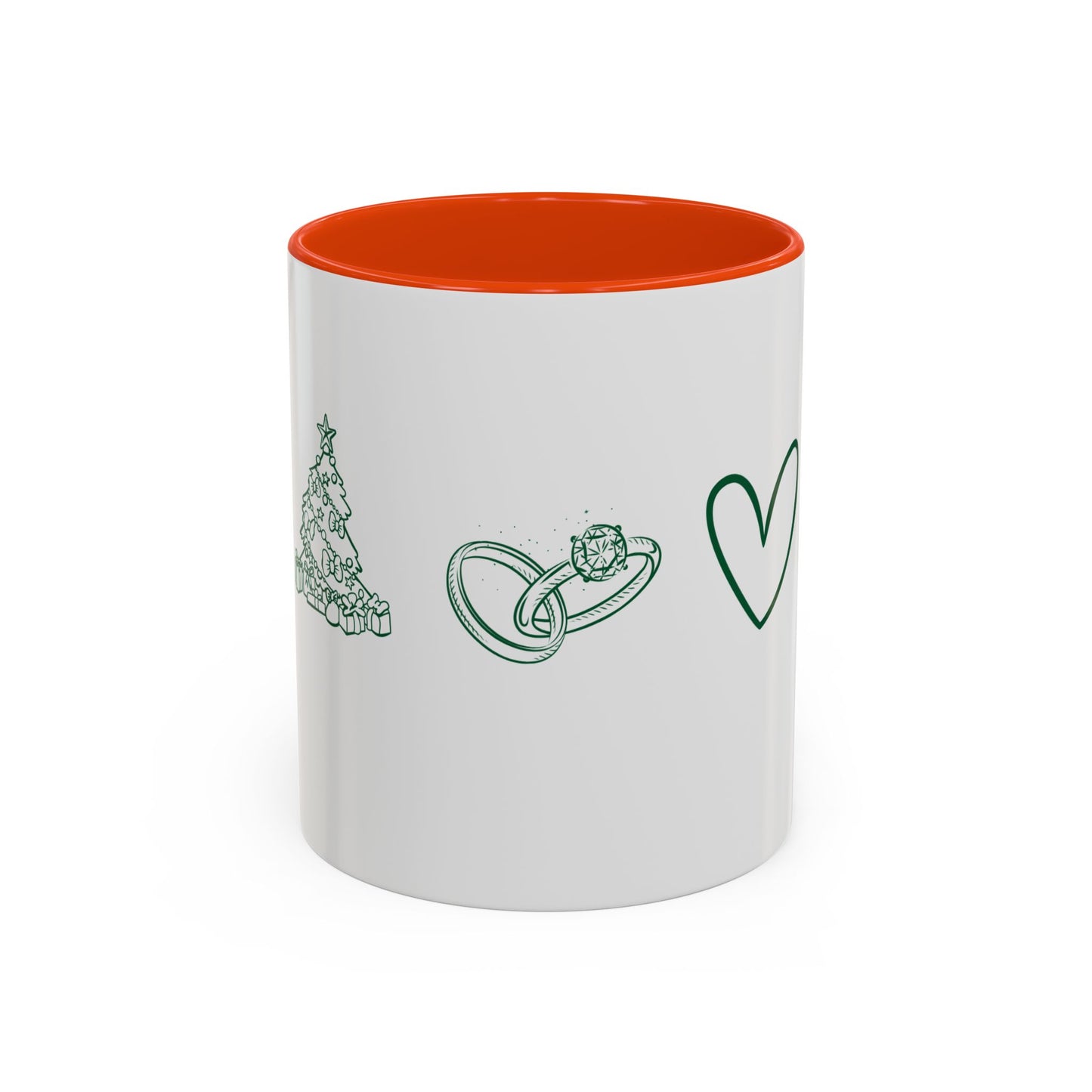 Newlywed Christmas Colorful Mugs (11oz, 15oz)