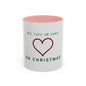 "we fell in love on christmas" Mug Christmas Love Accent