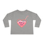 Full of Love Toddler Long Sleeve Tee, Heart Pattern Shirt, Cute Kids Clothes, Valentine's Day Gift, Children's Apparel, Sweet Child Top