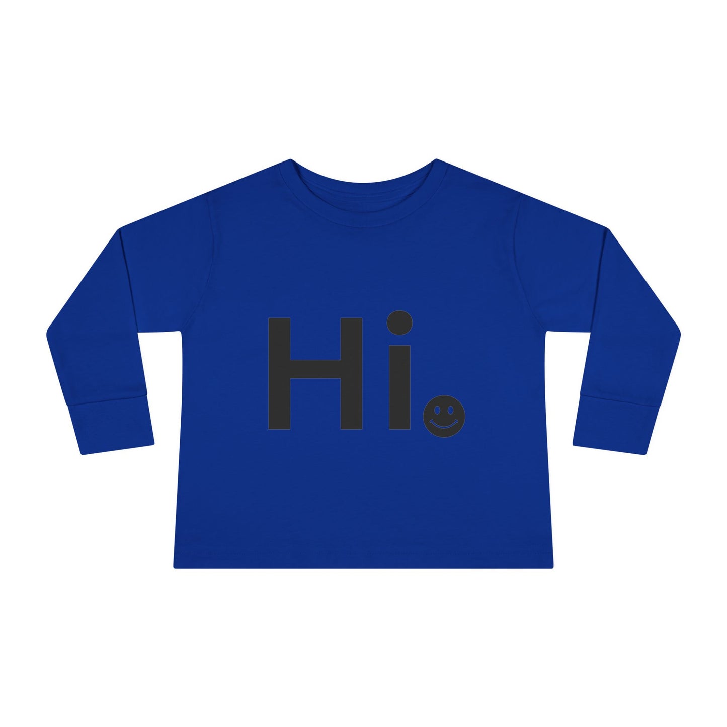 'Hi' smiley Design, Cute Kids Shirt, Baby Greeting Tee, Playful Toddler Outfit, Everyday Wear